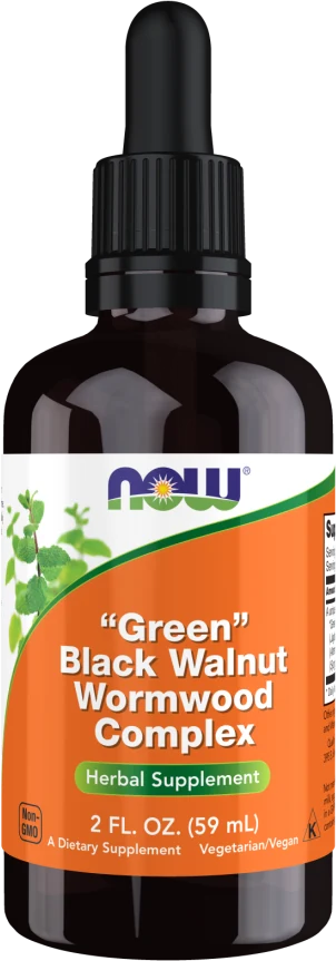 NOW Foods "Green" Black Walnut Wormwood Complex product