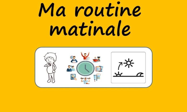 routine matinale